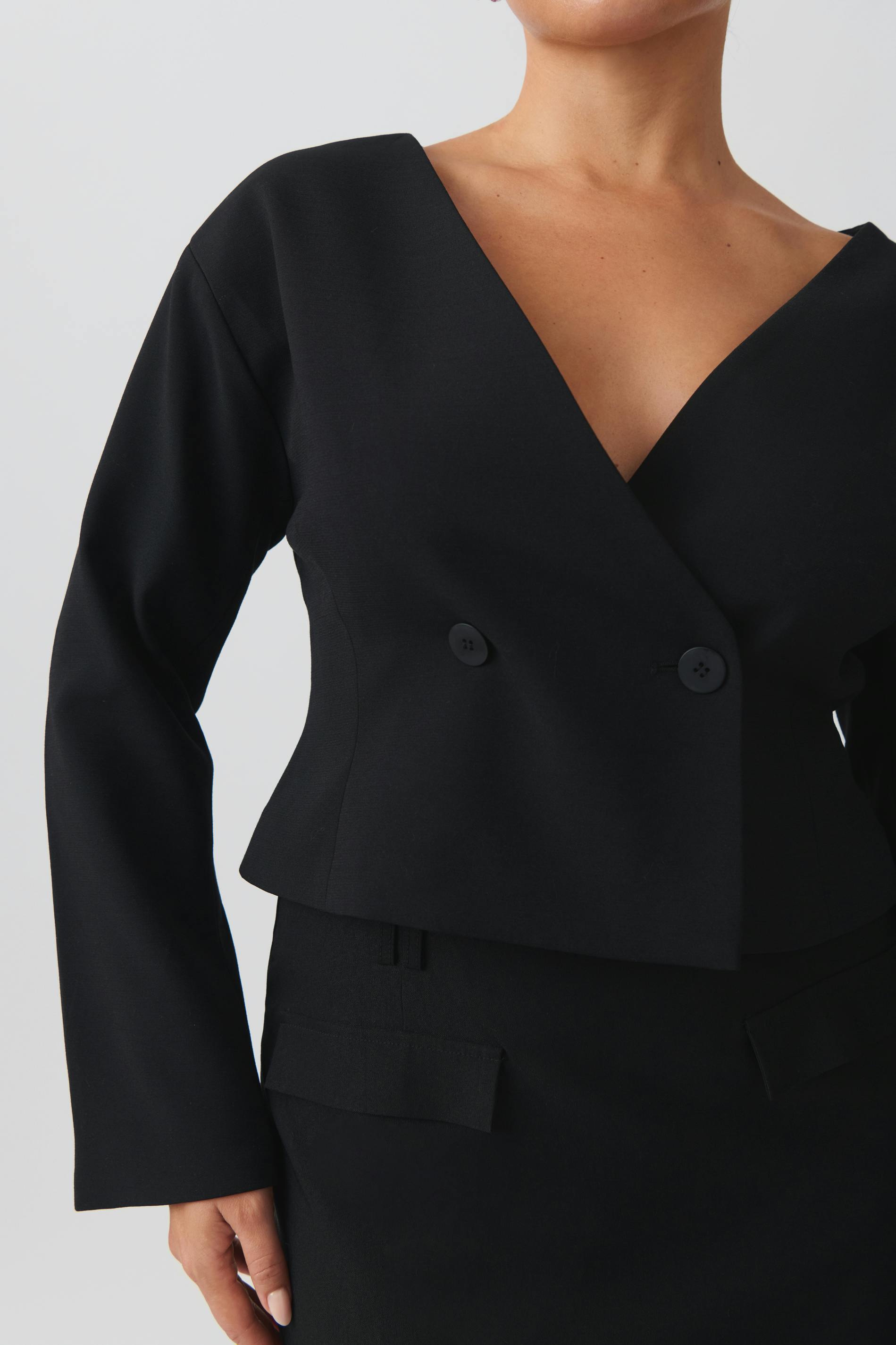 Shaped blazer