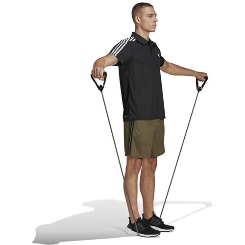 HERREN POLO TRAIN ESSENTIALS PIQUÉ 3-STREIFEN TRAINING