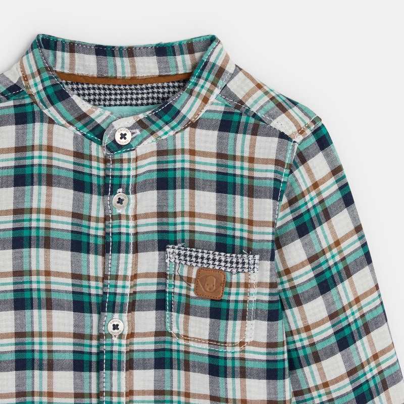 Chemise à carreaux petit col bébé garçon