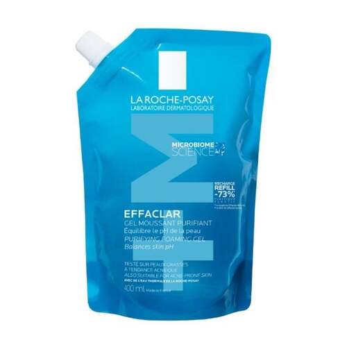 La Roche-Posay Effaclar Gel Moussant Rensegel Refill 400 ml