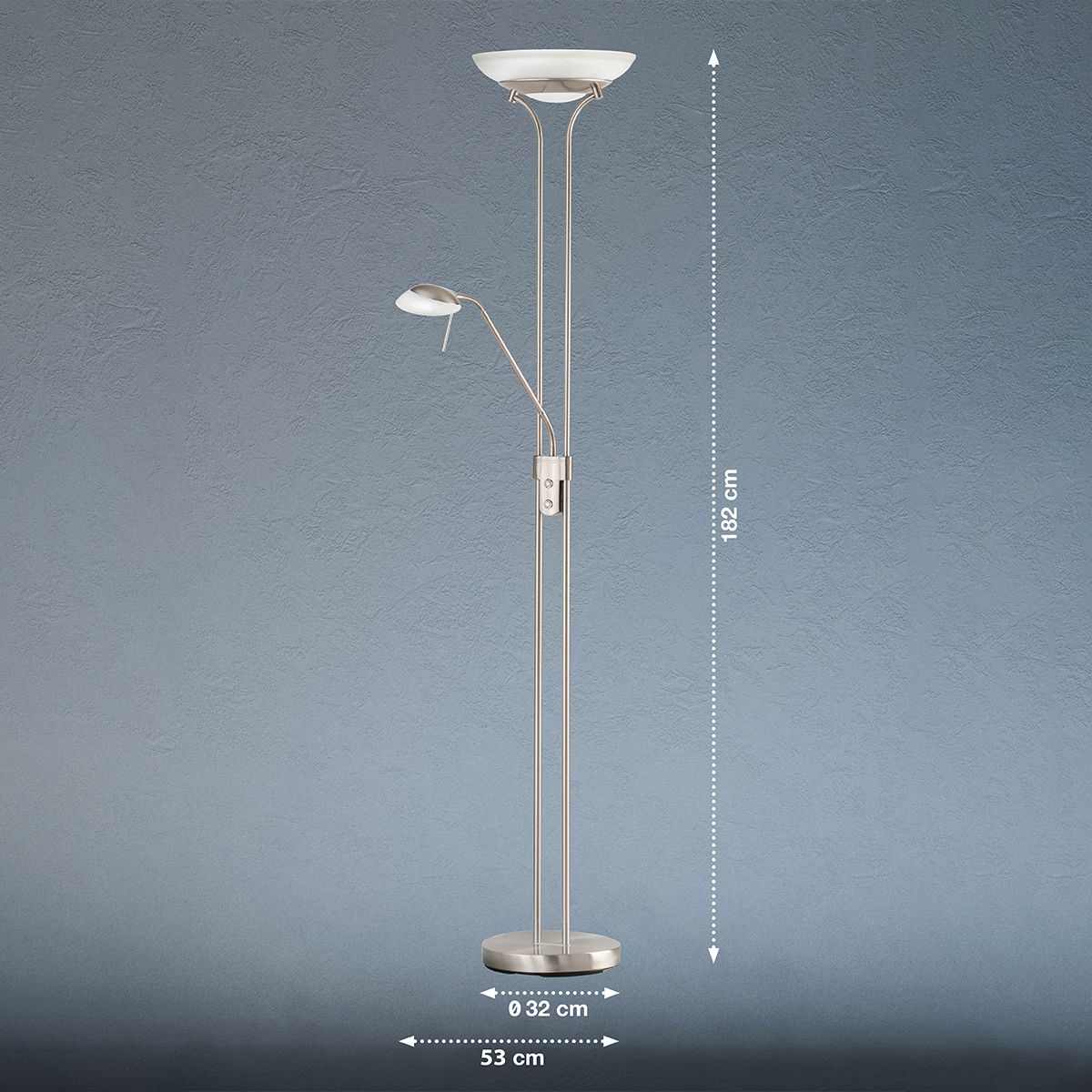 Fischer & Honsel LED Fluter Pool-TW 2 flg Nickel