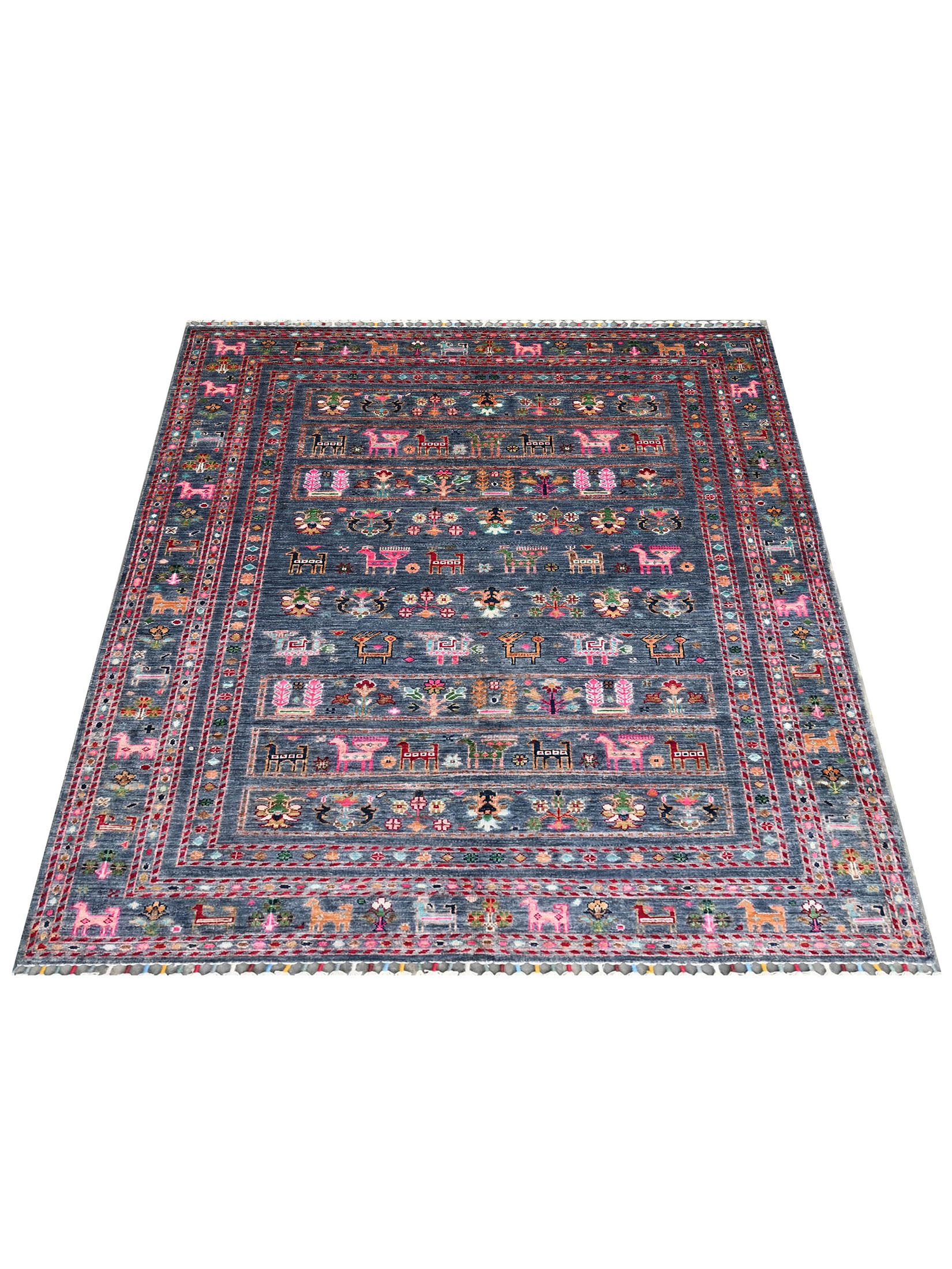 Chobi Schal ca. 146 x 198 cm, Unikat / Einzelstück