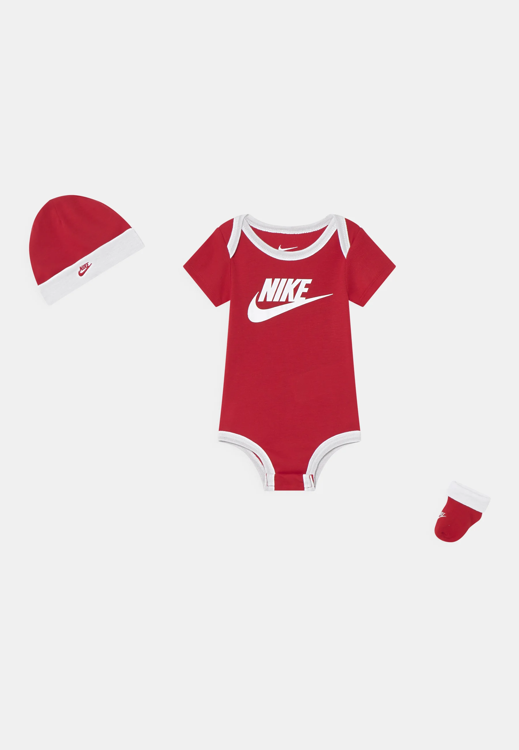 Nike Sportswear NIKE BABY SET DE REGALO DE 3 PIEZAS BODY BOOTIES & BEANIE UNISEX - Gorra