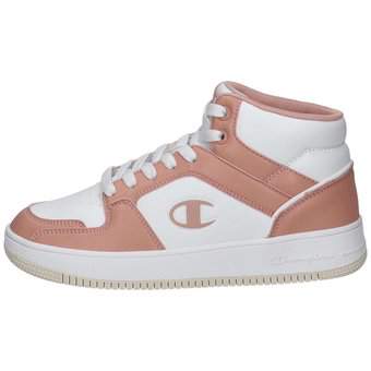 Champion Rebound 2.0 Mid Sneaker in pink