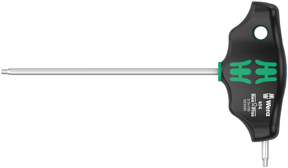 Wera 05023330001 454 Κατσαβίδι εξαγωνικής λαβής T Hex-Plus, 2 x 100 mm