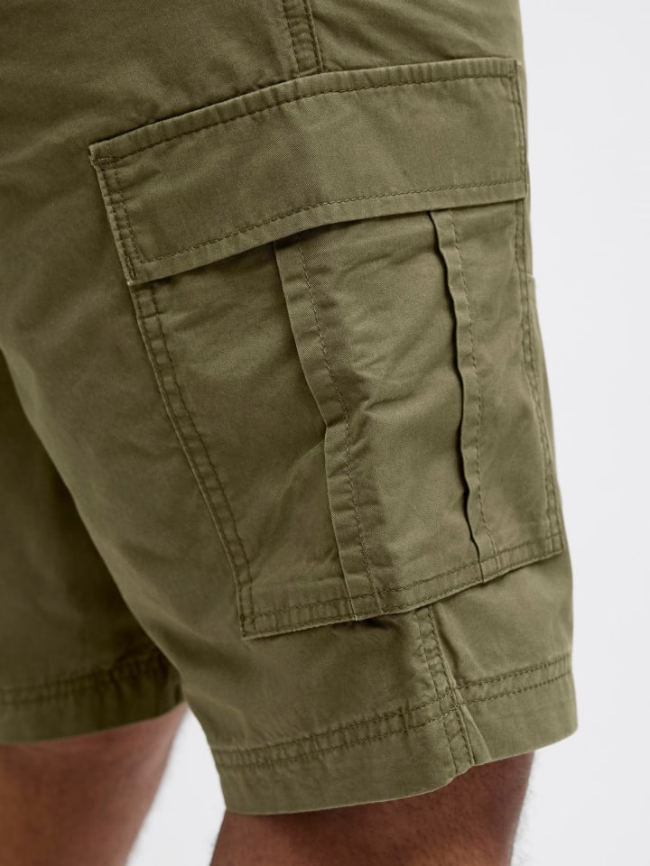 JACK & JONES PLUS Cargo Shorts in Olive Night günstig kaufen