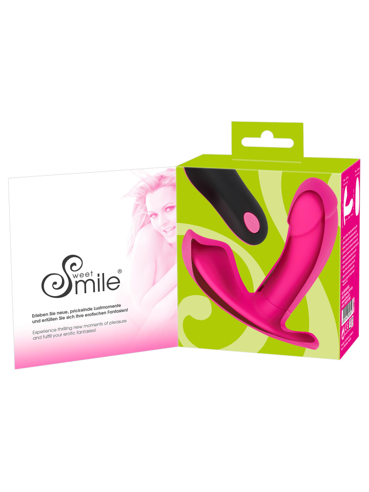 Sweet Smile Vibrator RC Panty Vibrator in pink günstig kaufen 10,8 cm