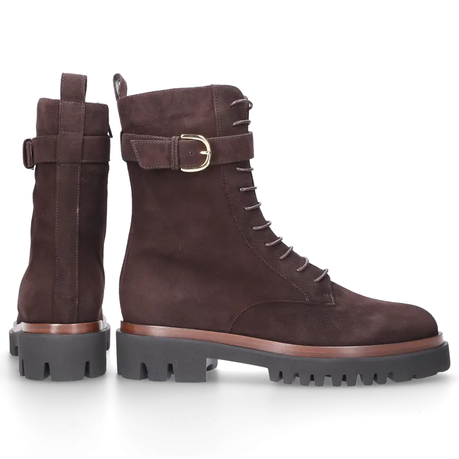 Truman's - Stiefeletten 9613 Veloursleder - braun
