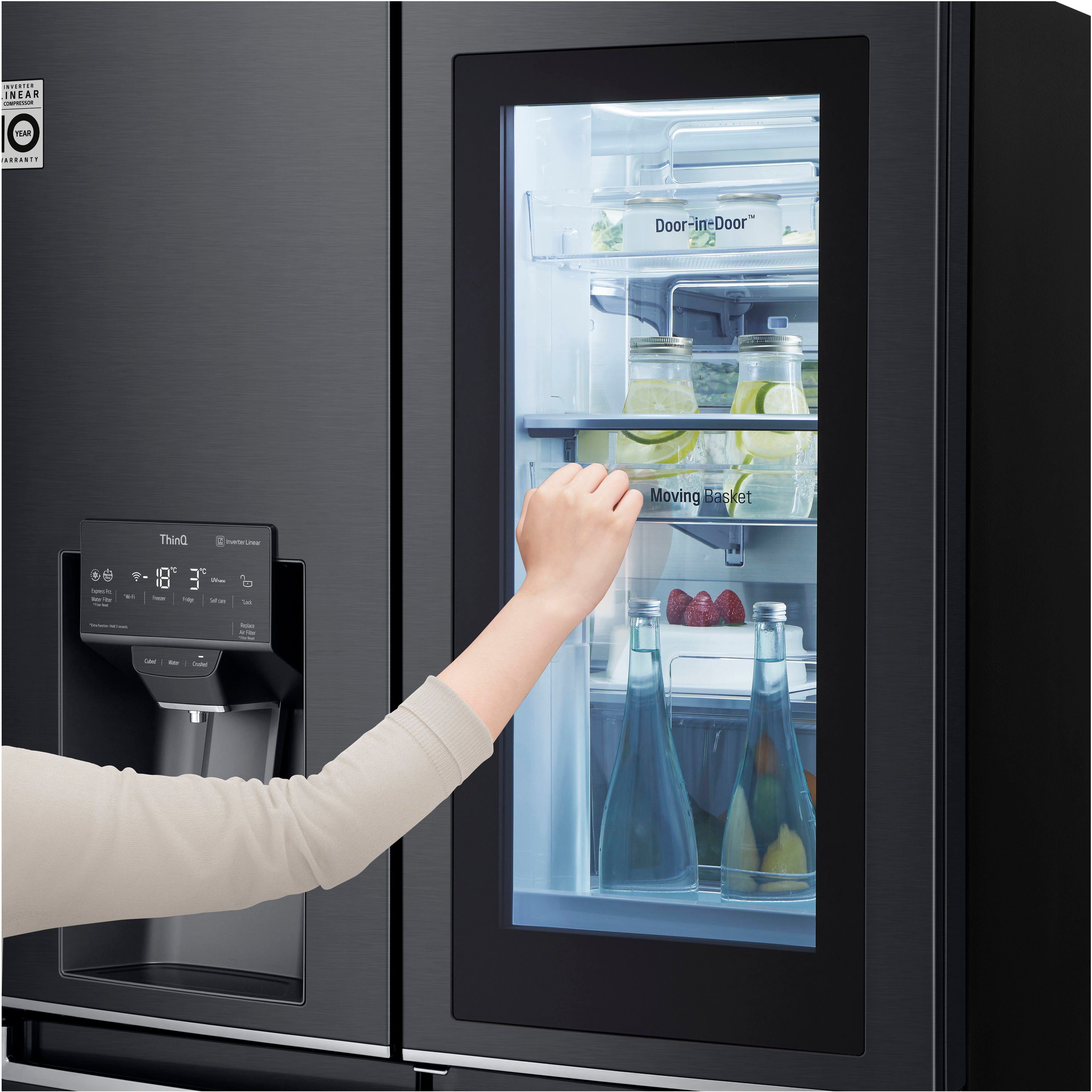 LG Multi Door GMX945MC9F, 179,3 cm hoch, 91,2 cm breit