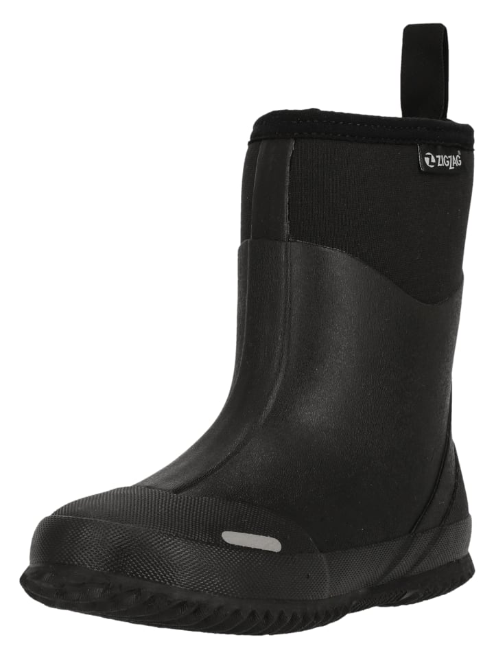 Zigzag Gummistiefel Neopren Rubber Boot in 1001 Black günstig kaufen
