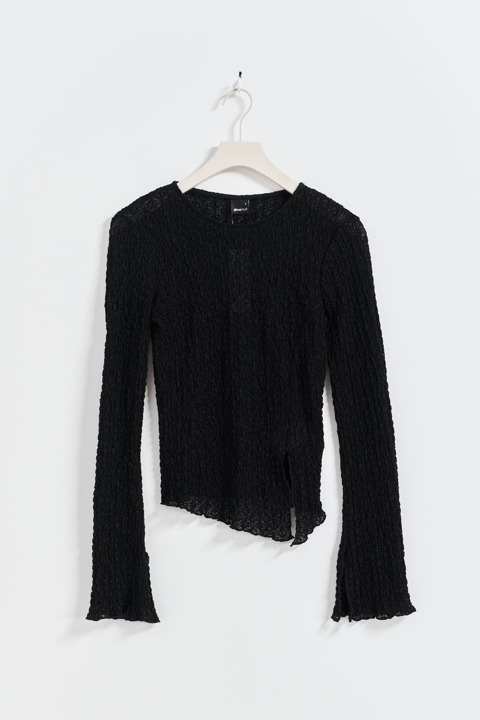 Lace asymmetric top