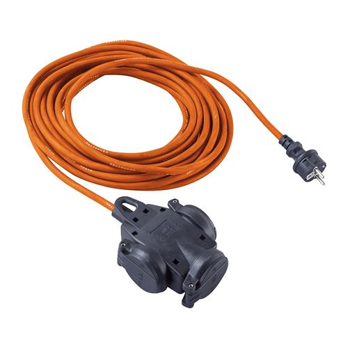 Connectra 46.524.25 Trojitý nástěnný blok zásuvek - 25 m - H07BQ-F - 3 G 2,5 mm²