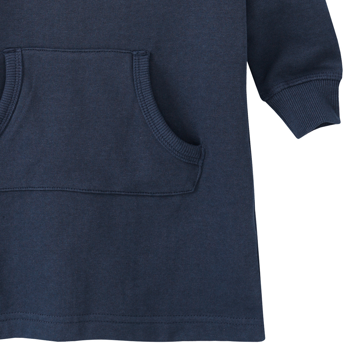 Mädchen Sweatkleid mit appliziertem Herz