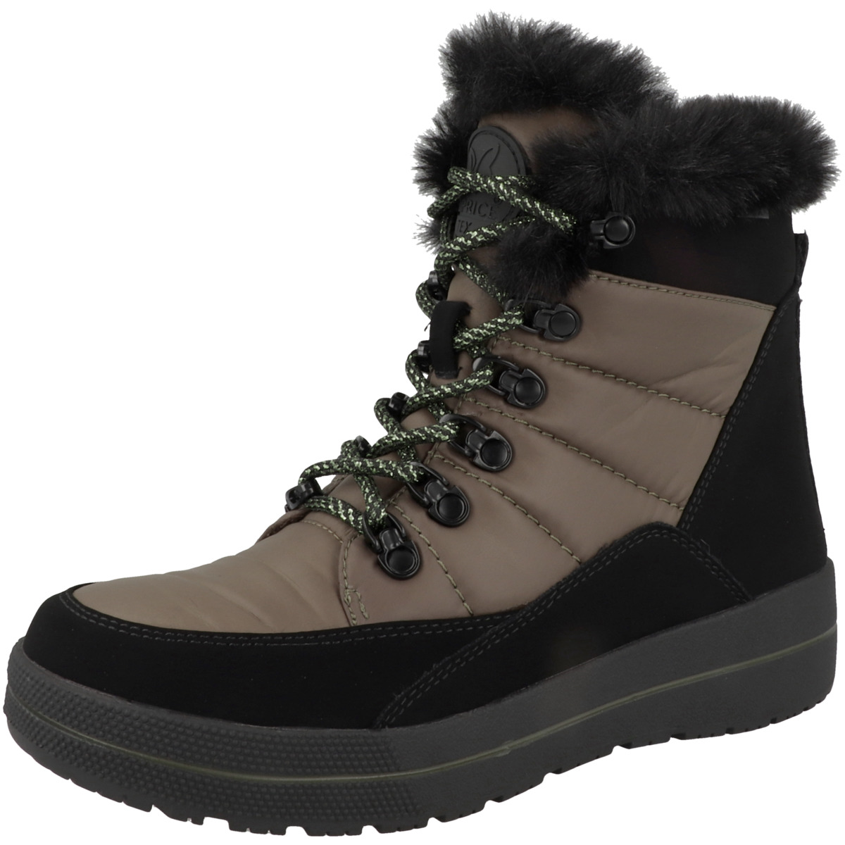 CAPRICE 9-26240-29 Schnürboots schwarz