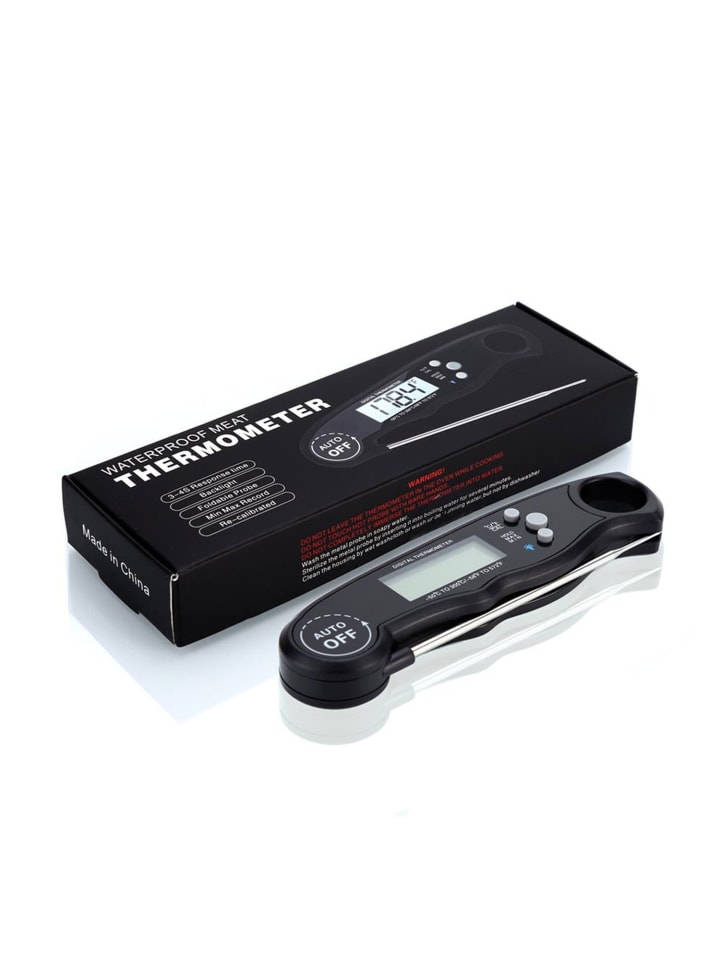 Intirilife Faltbares Küchenthermometer in SCHWARZ günstig kaufen onesize