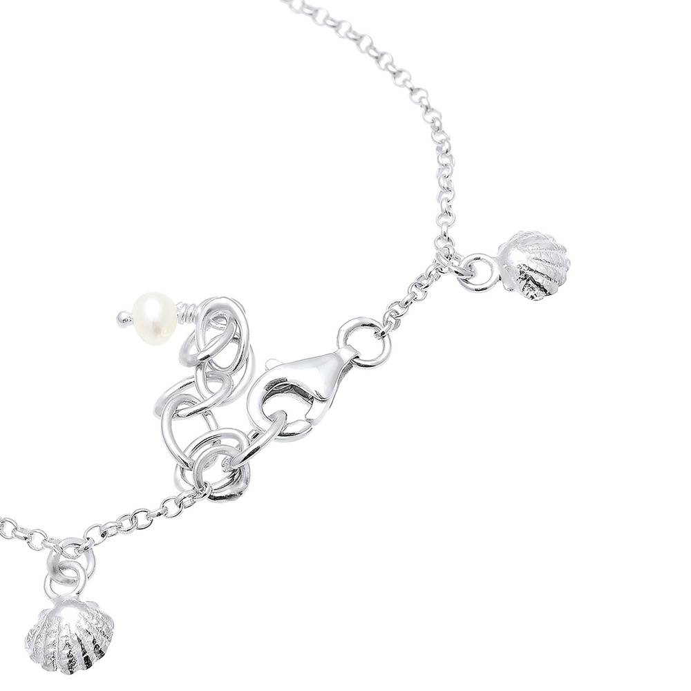 Elli Elli Bracelet Bracelet Elli avec moule mer maritime été 925/1000 argent Bracelet