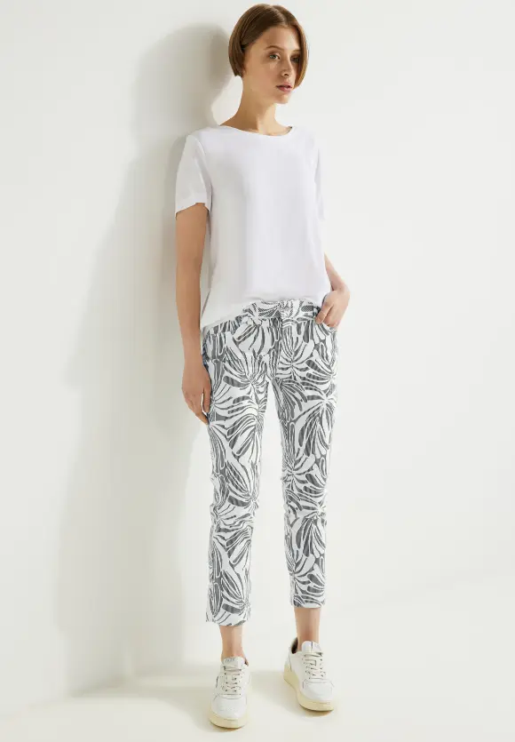 Street One Casual Fit Hose mit Print