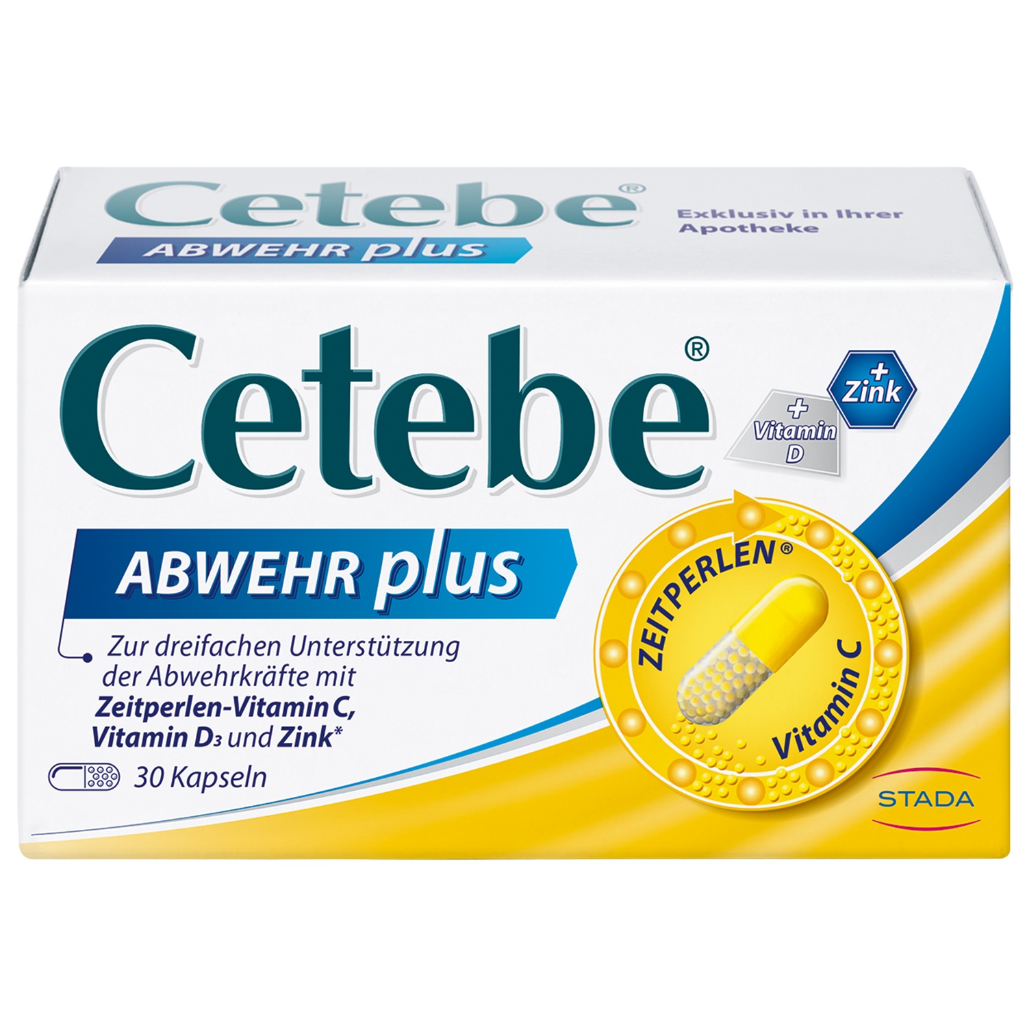ABWEHR plus Vitamin C+Vitamin D3+Zink Kaps.