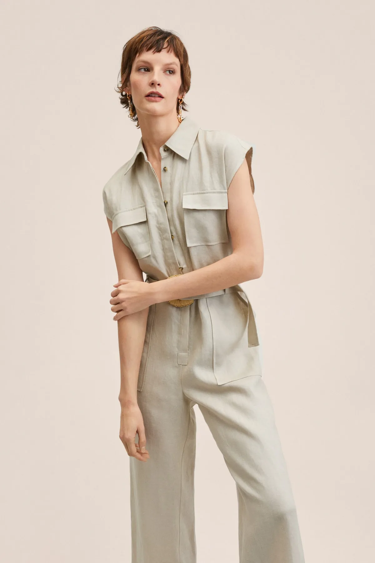 MANGO  27027107 Damen/Mädchen Hell/Pastellgrau
