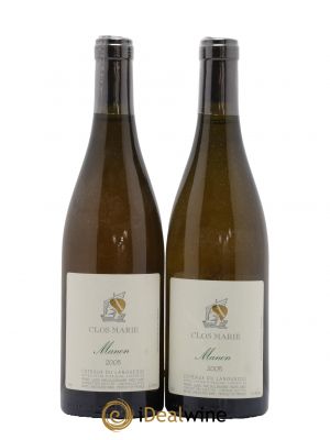 Languedoc Clos Marie Manon Christophe Peyrus et Françoise Julien  2005 - Lot de 2 Bouteilles