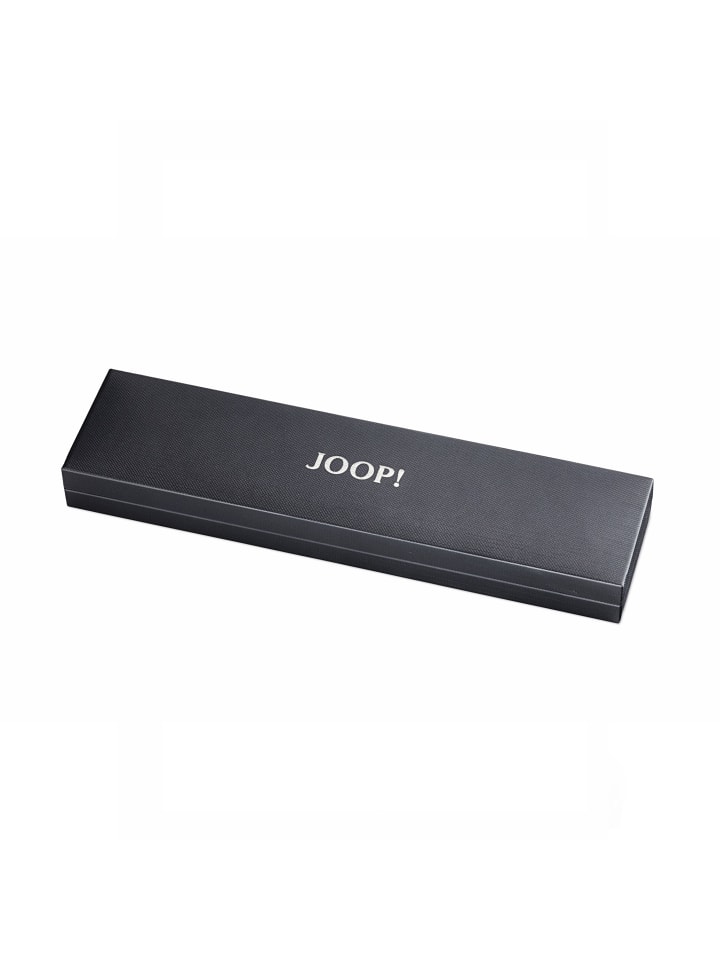 JOOP! Armband Edelstahl, Leder in Schwarz günstig kaufen 21,5 cm