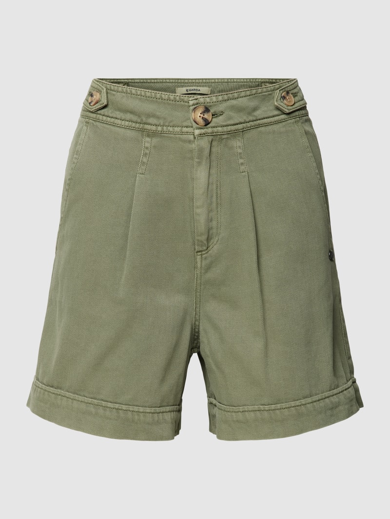 Shorts mit Eingrifftaschen in khaki