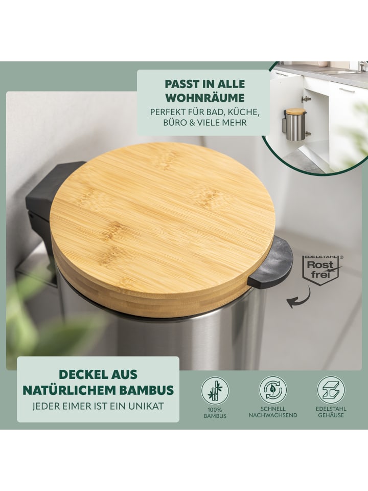 bremermann Wand-Kosmetikeimer 3L Edelstahl günstig kaufen onesize