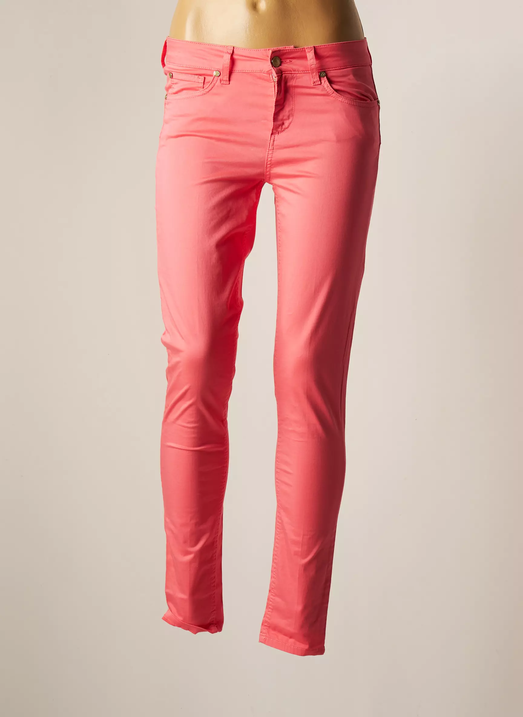 Lui Jo Pantalons Slim Femme couleur rose