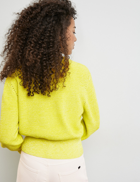 Pullover aus Baumwoll-Rippstrick