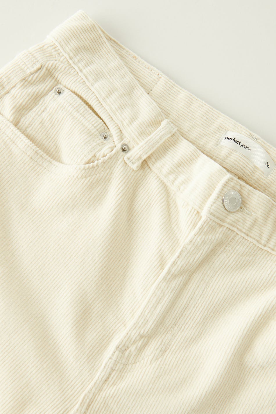 Flare cord jeans