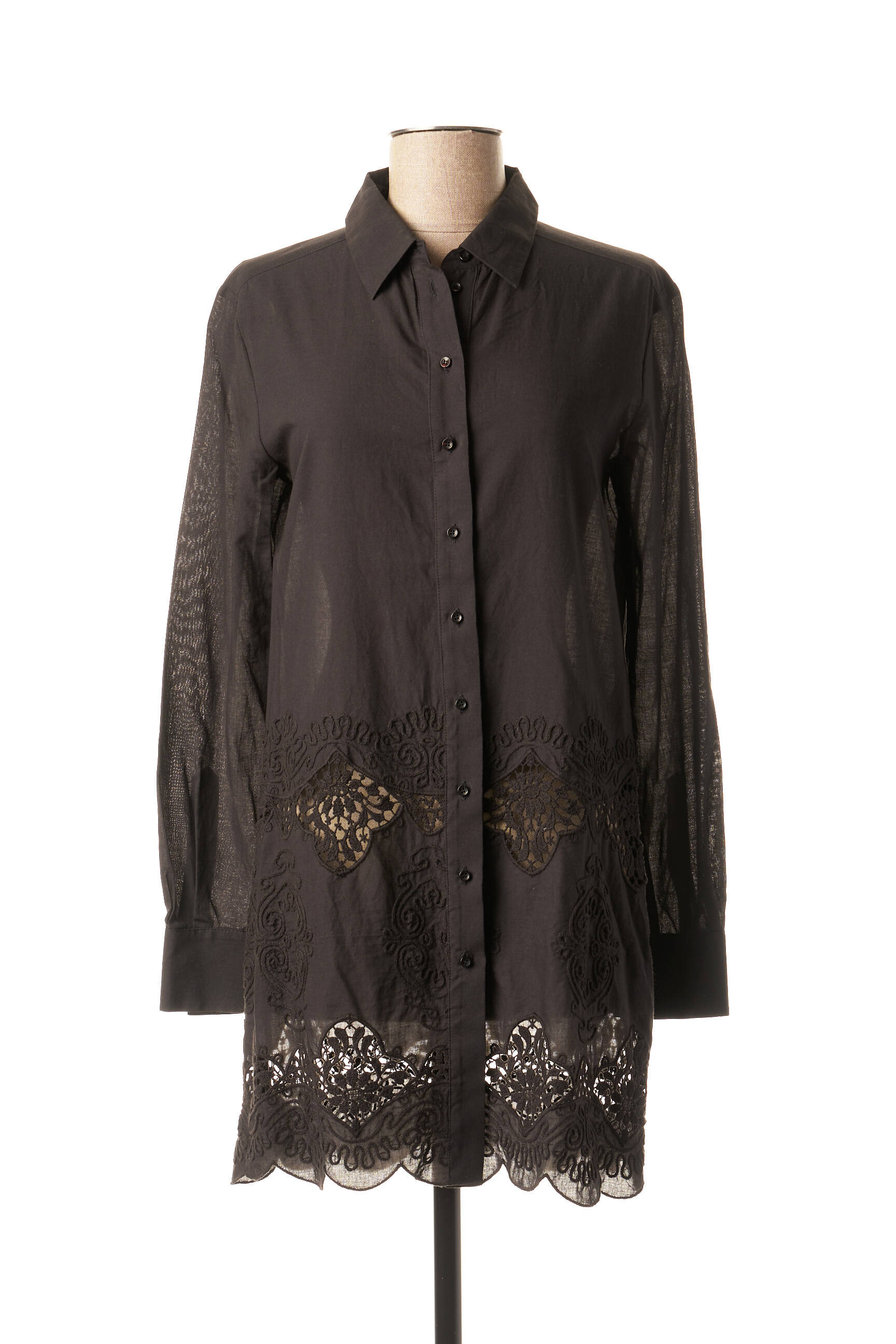 Valerie Khalfon Tuniquemanchelongue Femme couleur noir