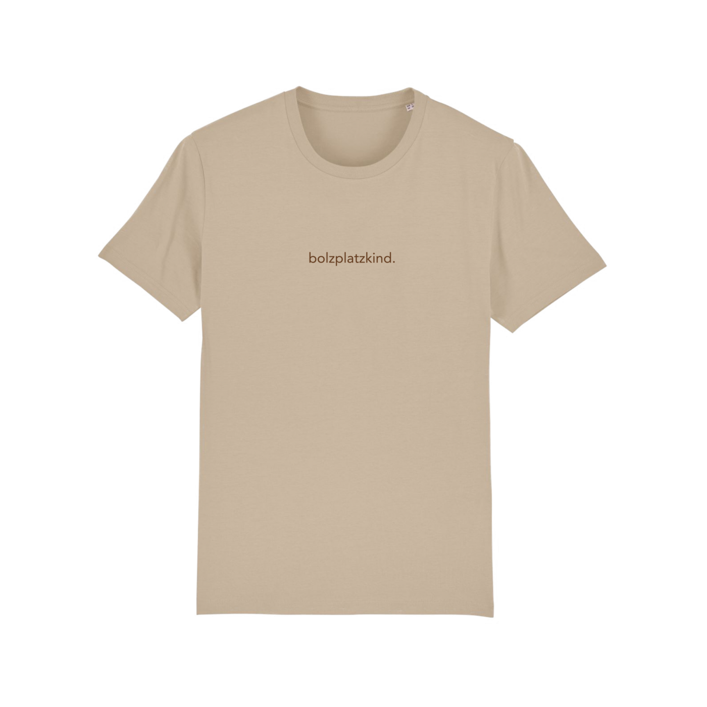 Bolzplatzkind "Friendly" T-Shirt Sand Braun