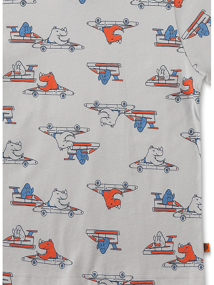 Sanetta Pyjama in Hellgrau/ Blau günstig kaufen
