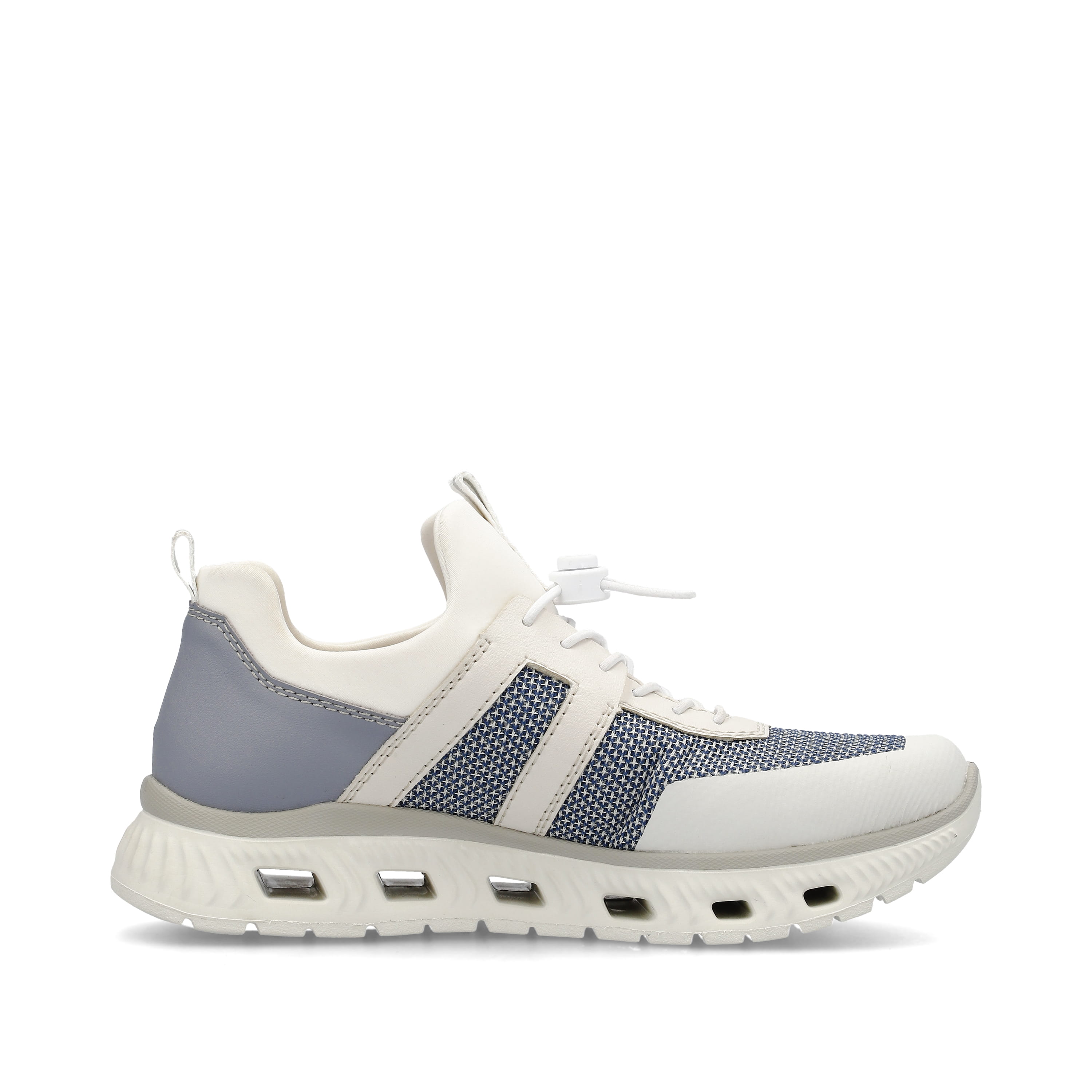 Rieker Damen Slipper schwanenweiss