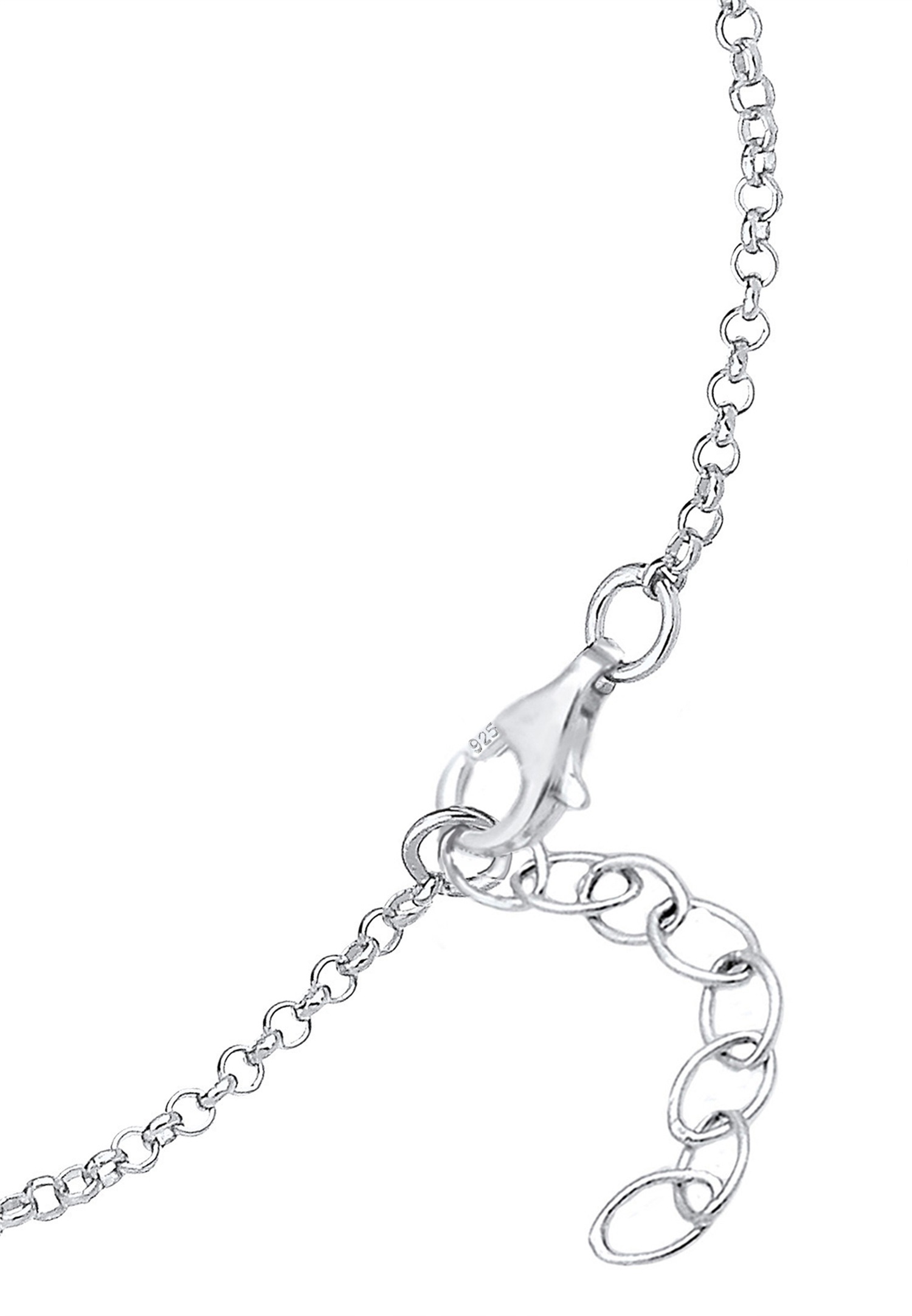 Naszyjnik Elli DIAMONDS Infinity dla kobiet z diamentem (0,015 ct) w srebrze próby 925