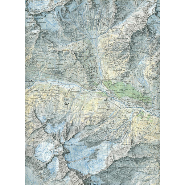 Swisstopo 1 : 25 000 Meiental - Wanderkarte