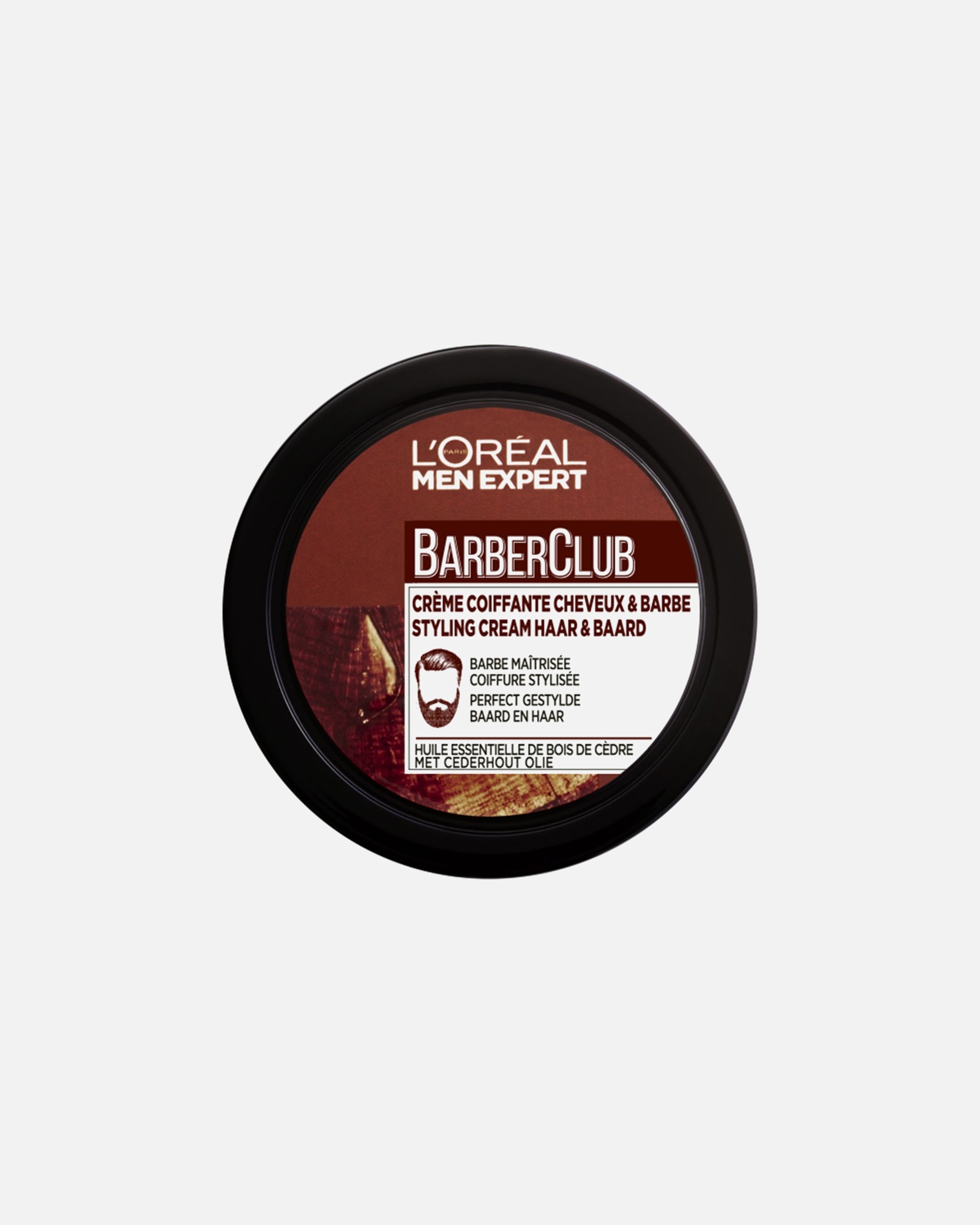 L'Oréal Men Expert Expert Barber Club krema za oblikovanje las in brade - 75 ml
