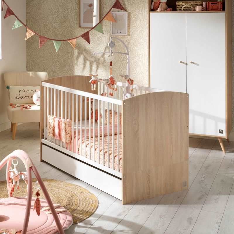 Tiroir de lit évolutif Little big bed Access bois blanc