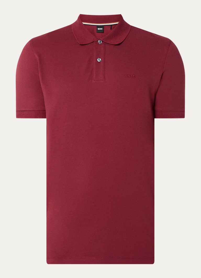 Polo HUGO BOSS Pallas de corte regular em algodão piqué