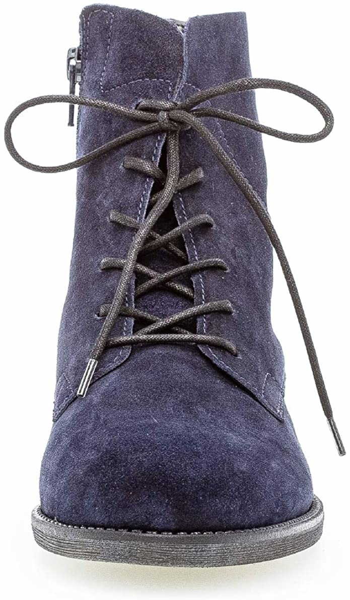GABOR Schnür-Stiefeletten blau Schnürbootie