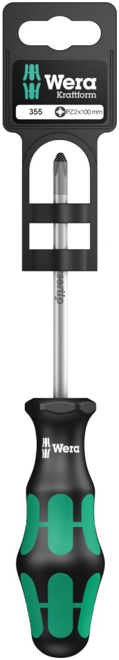 Tournevis Pozidriv Wera 05100057001 355 PZ SB PZ 2x100