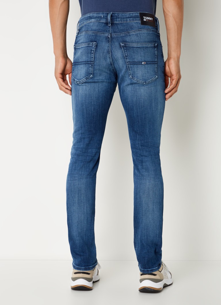 Kavbojke slim fit Tommy Hilfiger Scanton, srednje prane barve