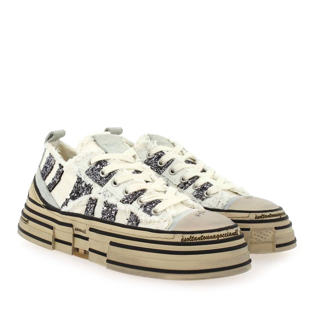 Rebecca White  V02L 6B - Blanc glitter
