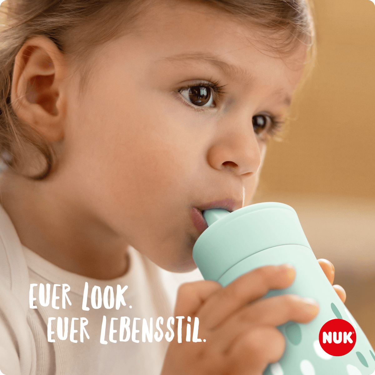 Trinkhalmflasche Mini-Me mint, 450ml, 1 St