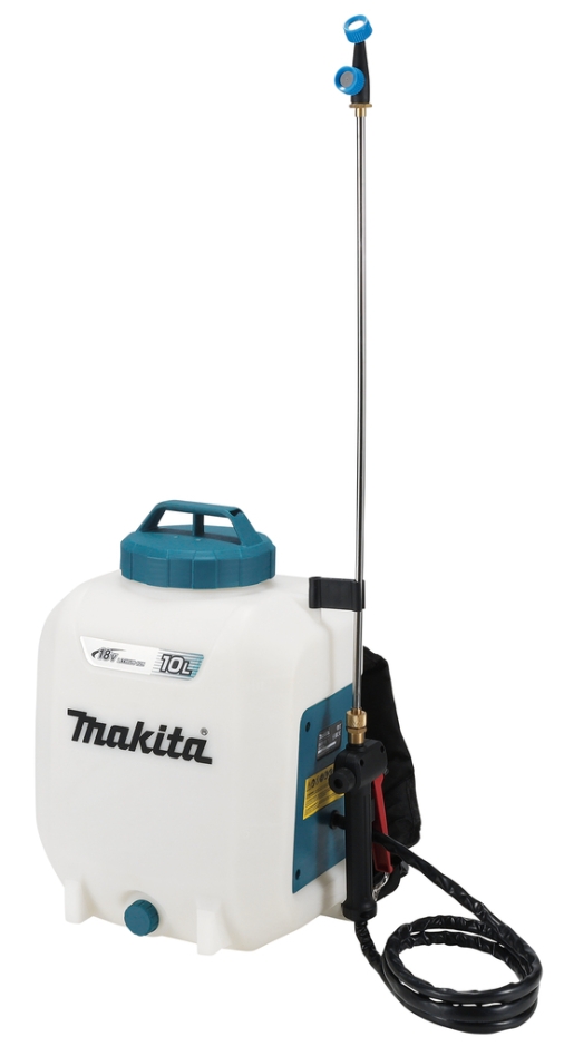 Pulvérisateur à pression dorsal sans fil Makita DUS108Z, 10 litres, 18 volts (batteries et chargeur non inclus).