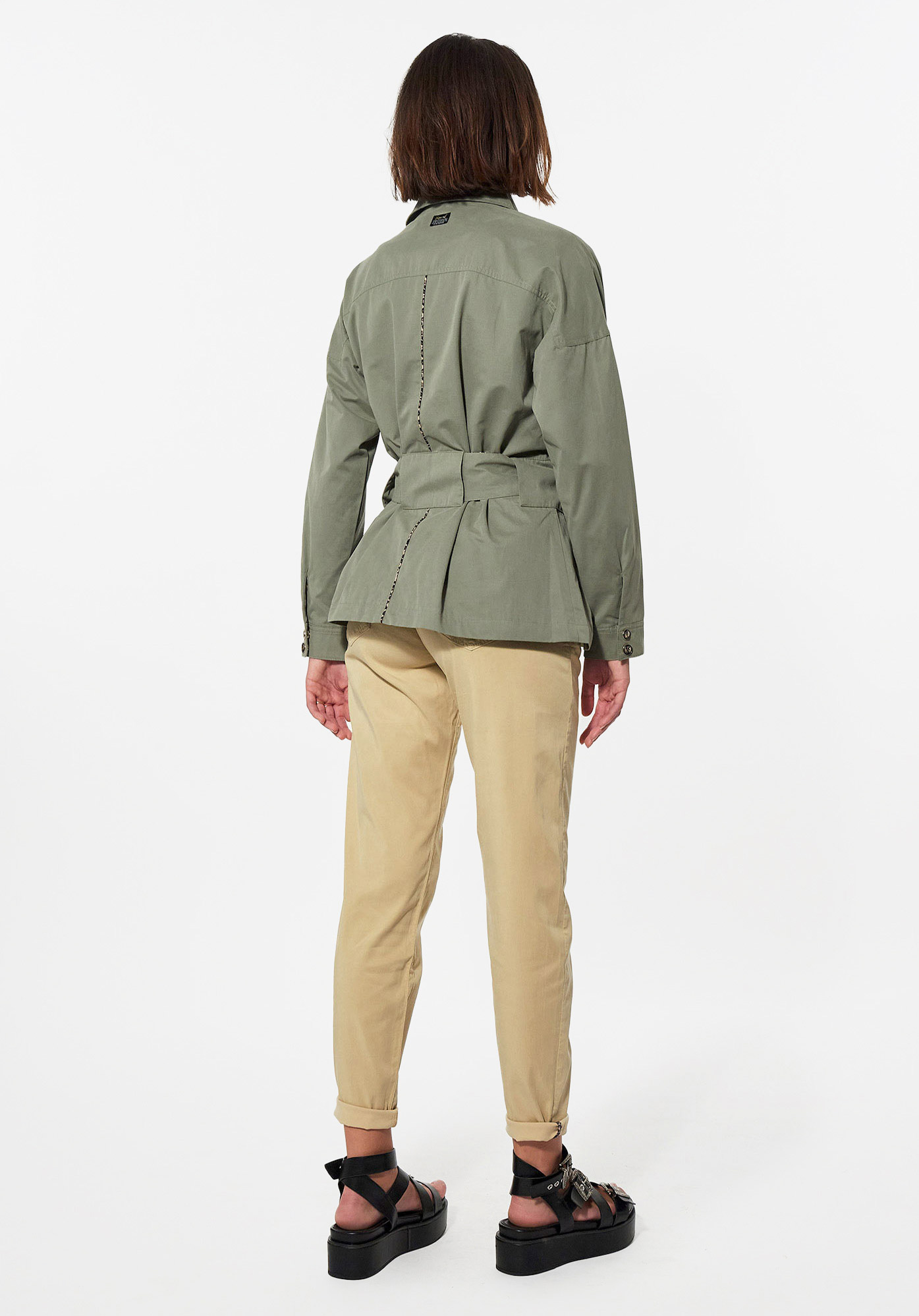PARON  Veste  kaki  Femme