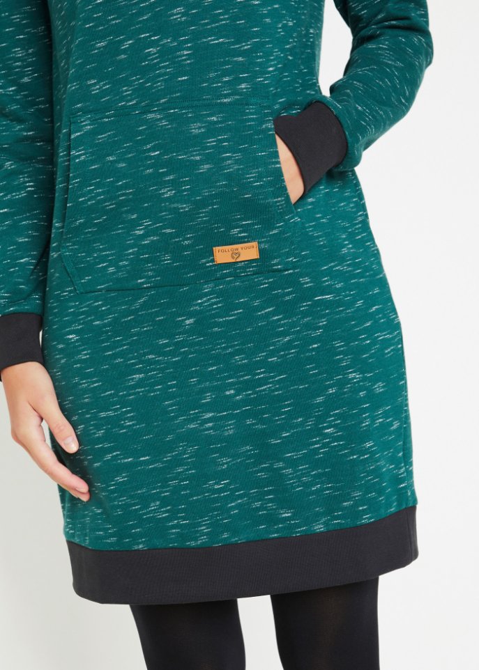 Sweatkleid mit Kapuze