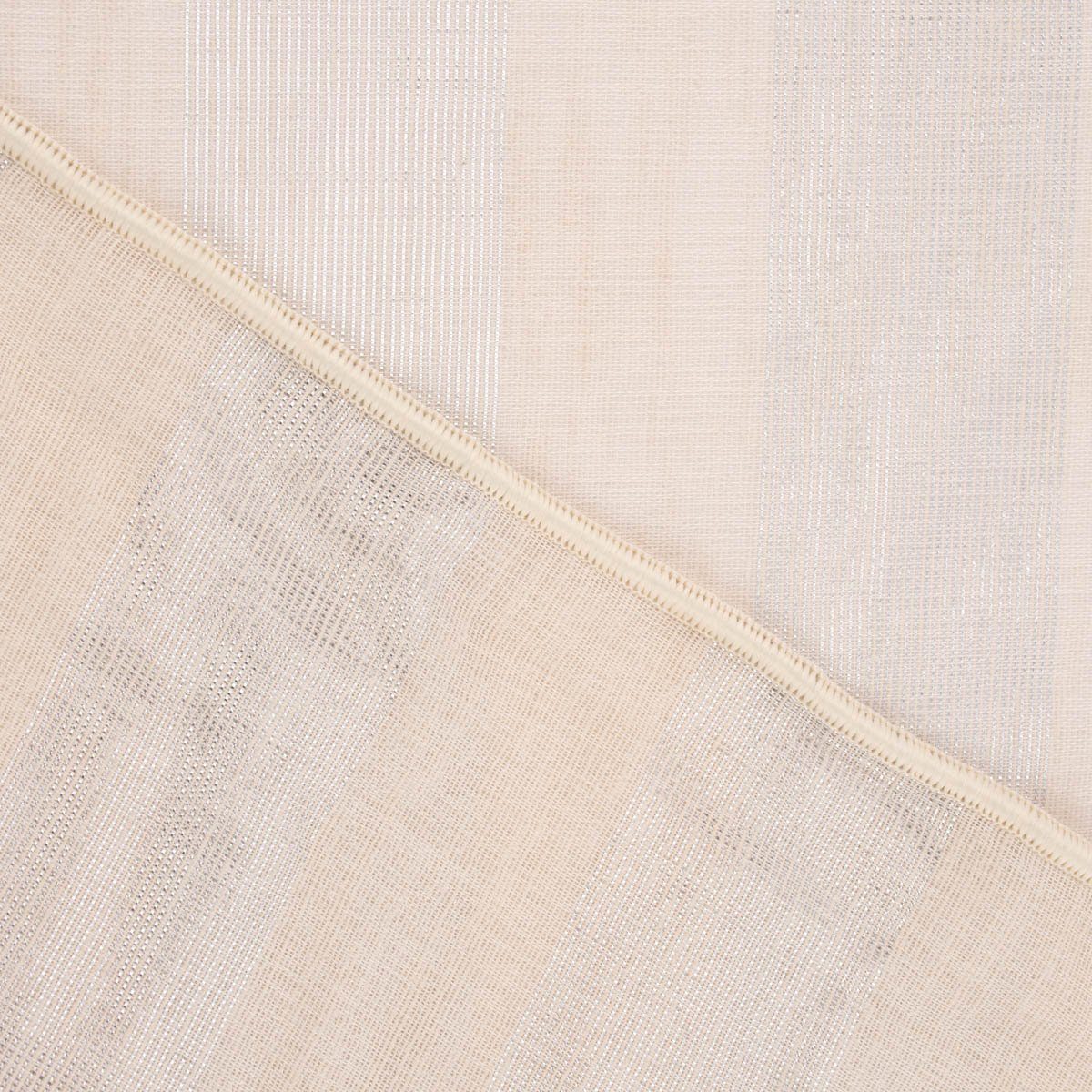 Meterware Rasch Textil Stores Shine Längsstreifen Leinenstruktur linen natur 30, halbtransparent, Kunstfaser, überbreit