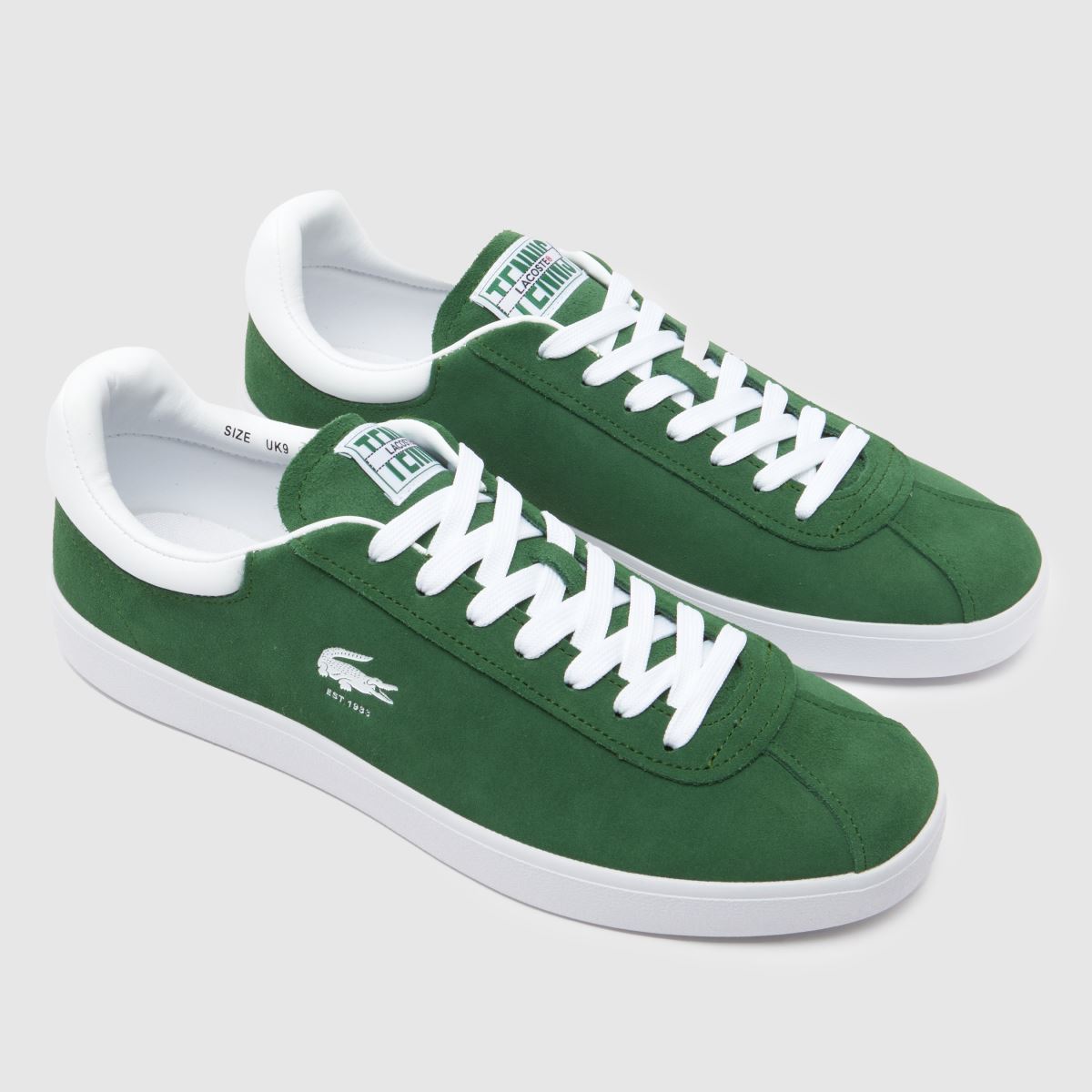 Lacoste baseshot sportcipők sötétzöldben