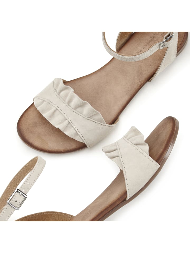 LASCANA Sandale in beige günstig kaufen
